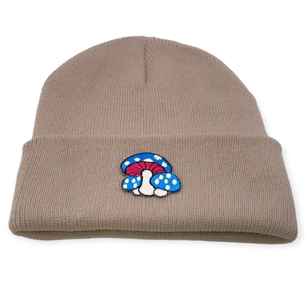NWT Wool + Pepper Co. Mushrooms Unisex Beanie Hat